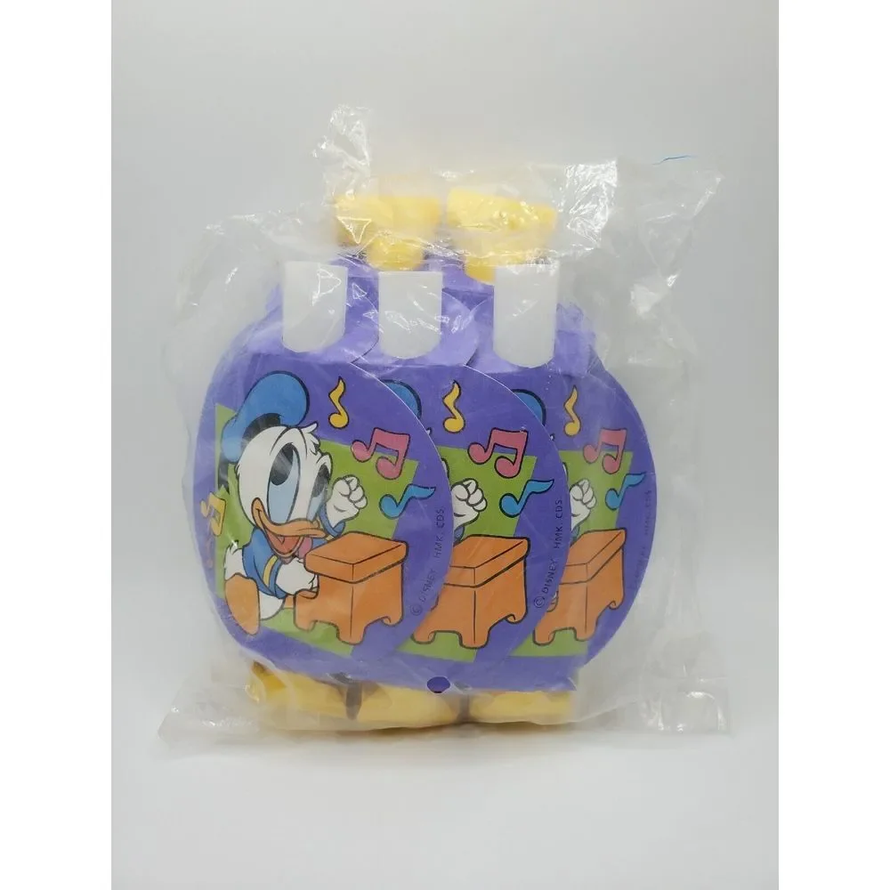 Disney Babies Blowouts Party Hats Vintage Donald Duck Pluto 1st‎ Birthday 16 Pcs